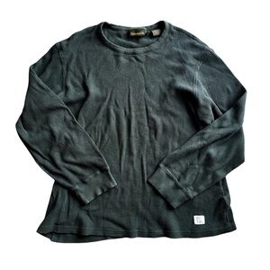 Timberland Waffle Knit Long Sleeve Shirt Men’s XL | Thermal Crewneck Pullover